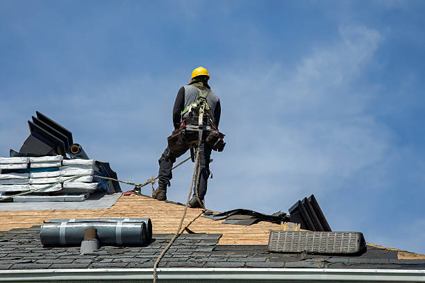 Professional Roof Replacement technician working in Bellvale, NY
